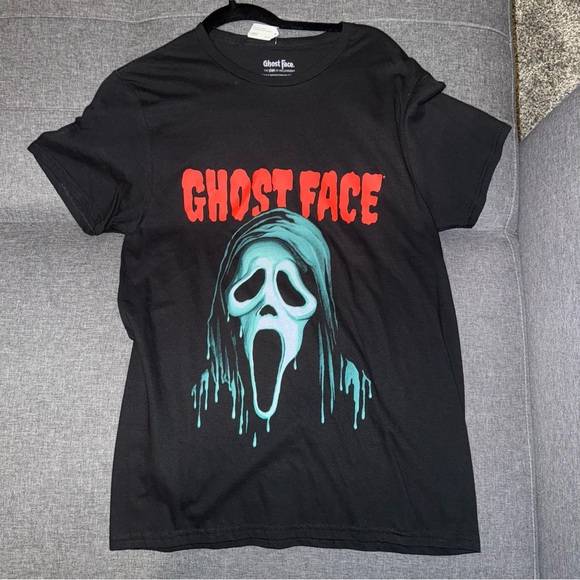 NWT Ghostface Scream T-Shirt Horror Halloween Size Medium Black - Picture 1 of 3